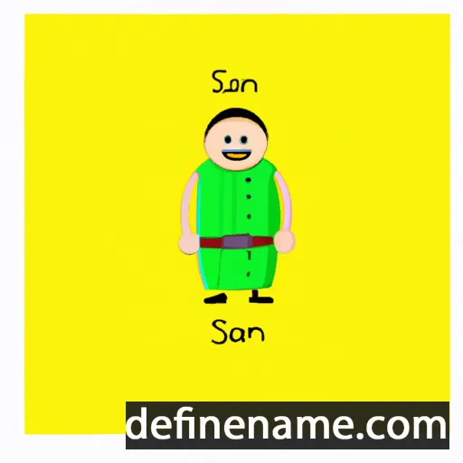 cartoon of the name Saman