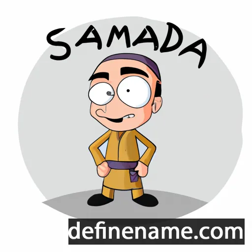 cartoon of the name Samandar