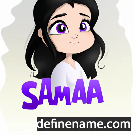 cartoon of the name Samara