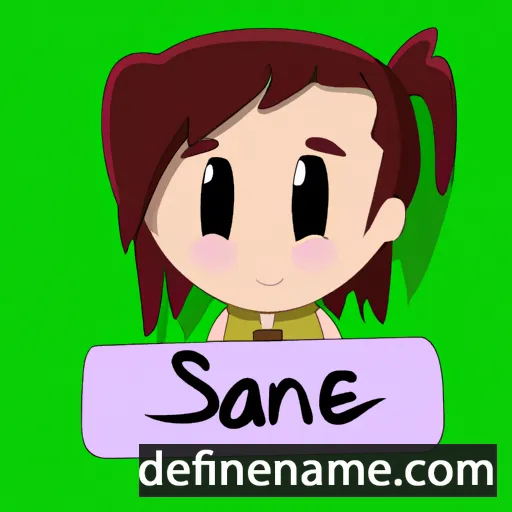 Sanae cartoon