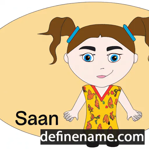 Sanah cartoon