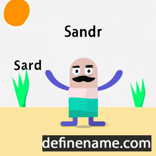 Sandar cartoon