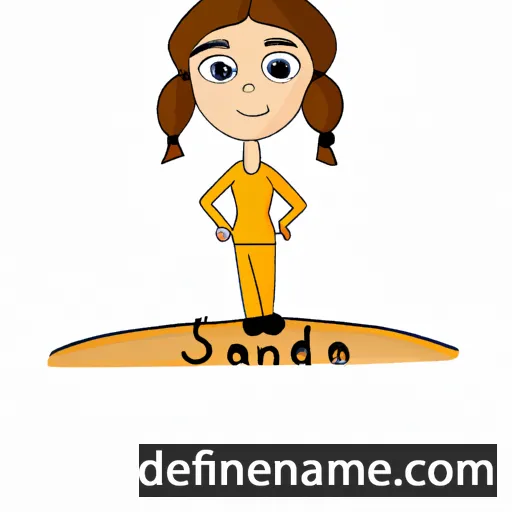 Sandija cartoon