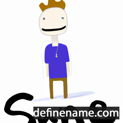 cartoon of the name Sane