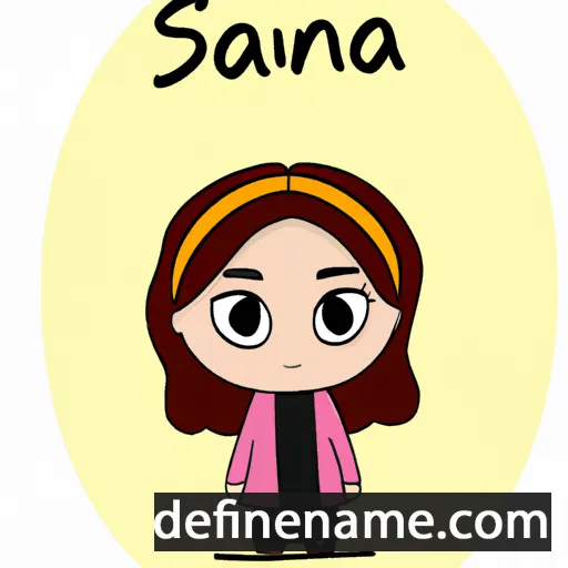 Sania cartoon