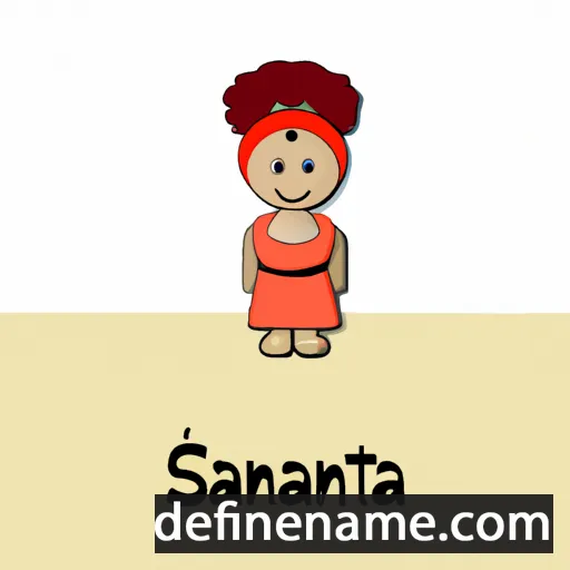 Saniata cartoon