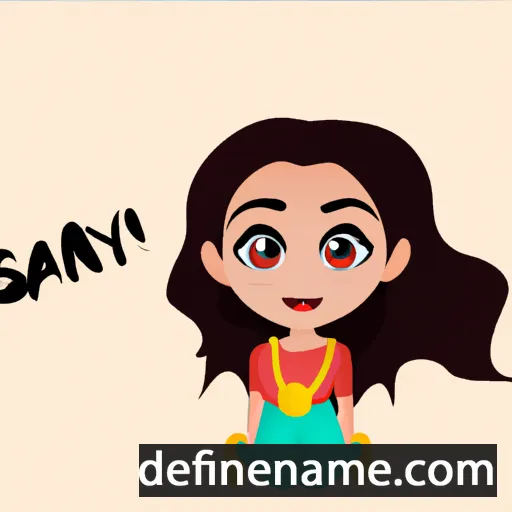 Saniya cartoon