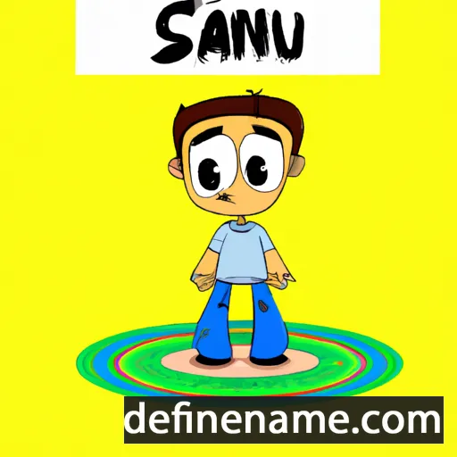 Sanju cartoon