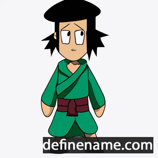 cartoon of the name Sano