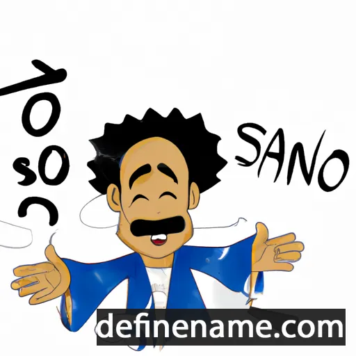 Sansão cartoon