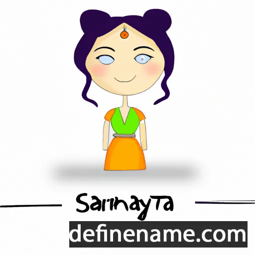 Sanyukta cartoon