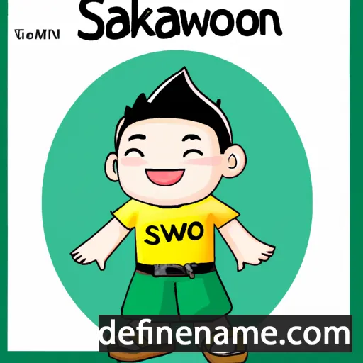 Saowakhon cartoon