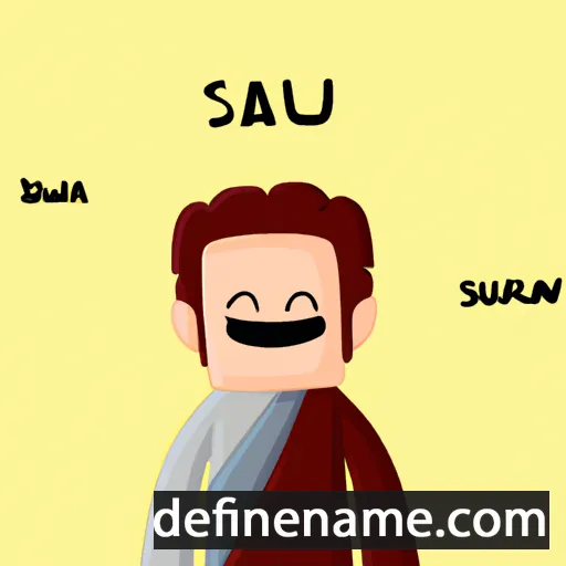 Sāwul cartoon