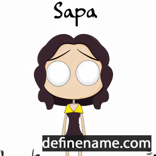 Sapia cartoon