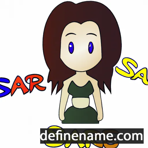 Sarae cartoon