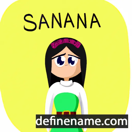 Saranina cartoon