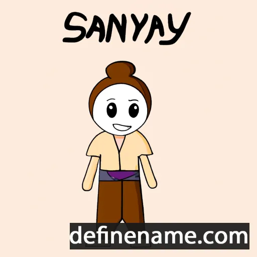 Saranyu cartoon