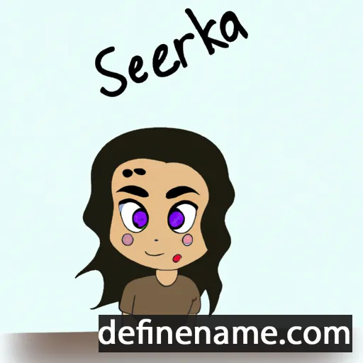 Sareeka cartoon