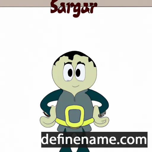 Sargyn cartoon