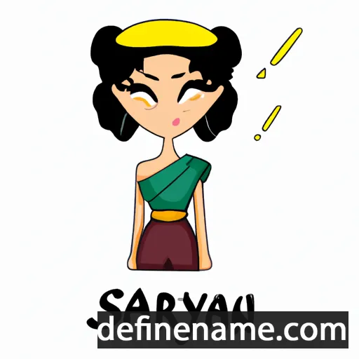 Sarinya cartoon