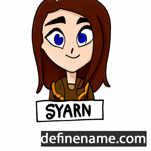 Saryn cartoon