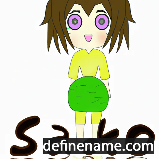 Sasako cartoon