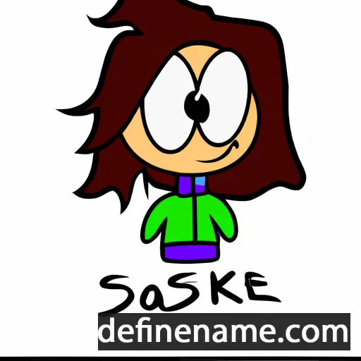 Saskie cartoon