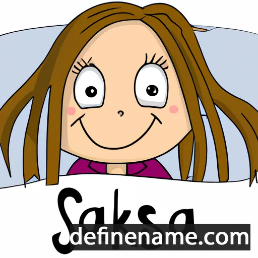 Saskija cartoon