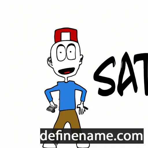 Sat cartoon