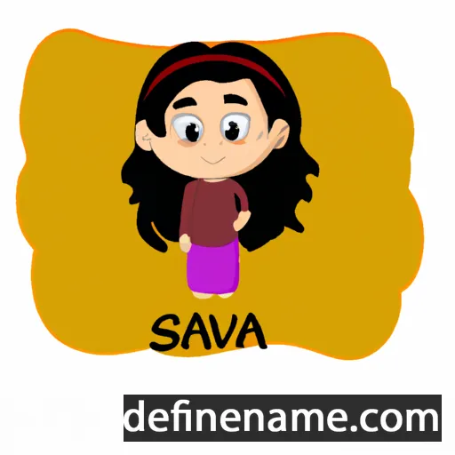 Savika cartoon