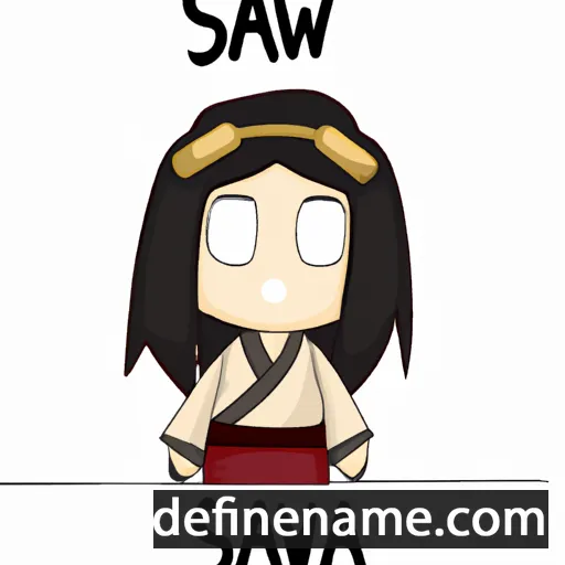 Sawa cartoon