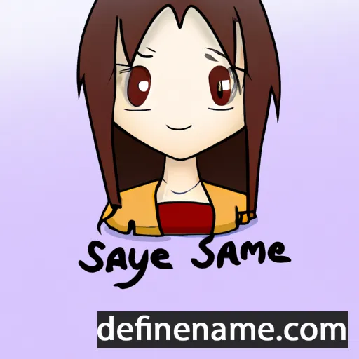 Sayane cartoon