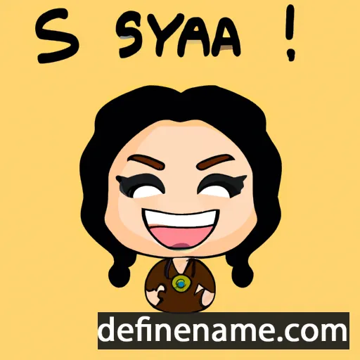 Sayina cartoon