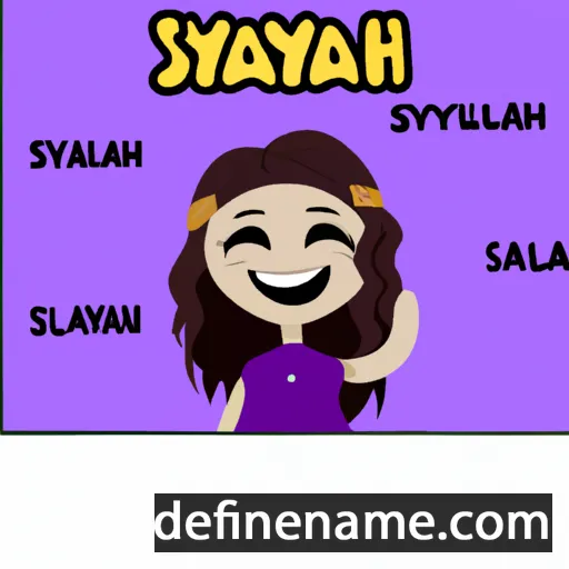 Saylah cartoon