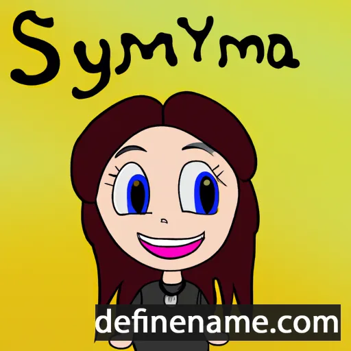 Saymiina cartoon