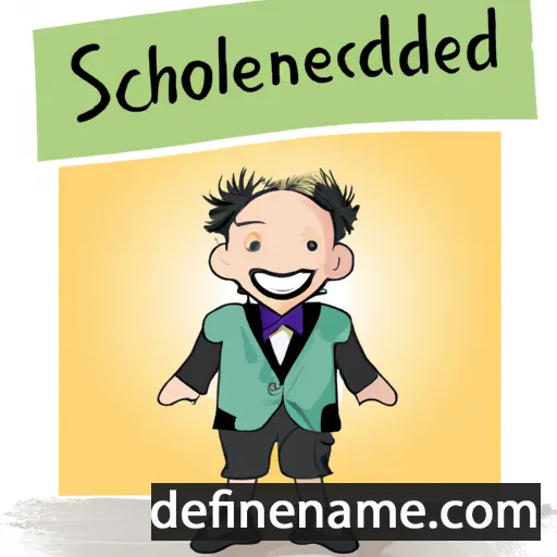 Schondel cartoon