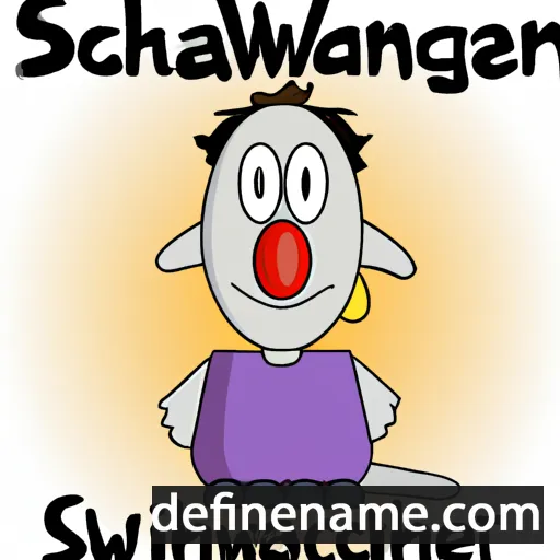 Schwaniger cartoon