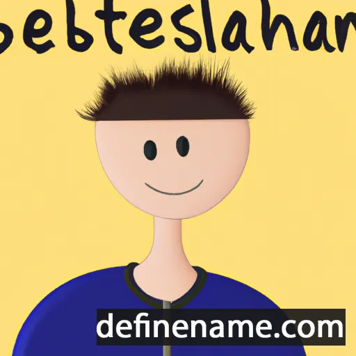 cartoon of the name Sebastiane