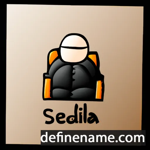 Sedilia cartoon