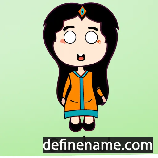 Sehrish cartoon