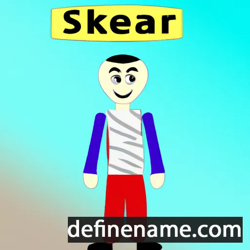 cartoon of the name Sekar