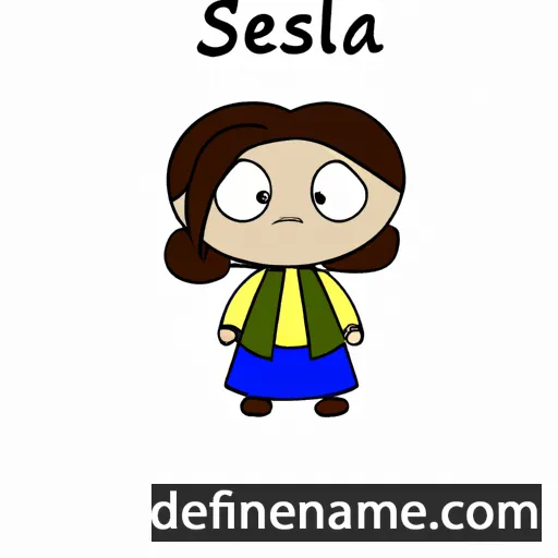 Selesia cartoon