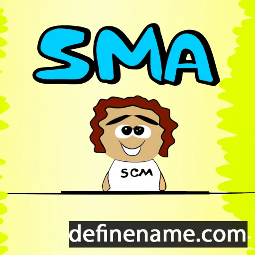 cartoon of the name Sema