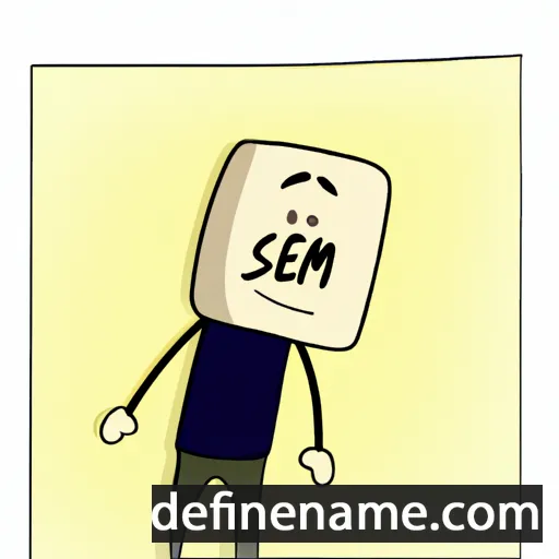 cartoon of the name Semi