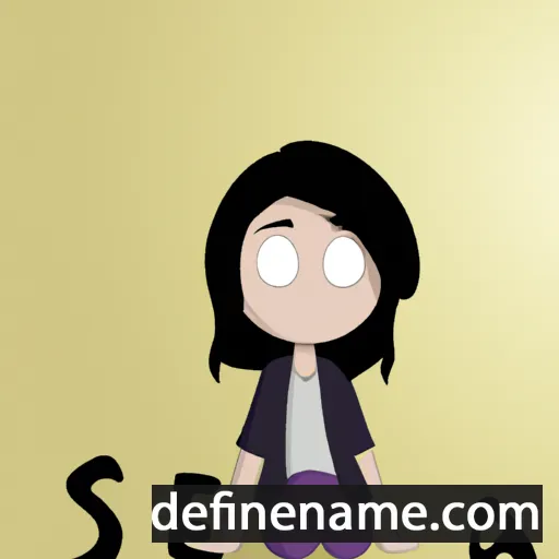 cartoon of the name Sena