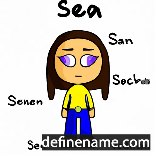 Senah cartoon