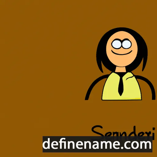 Sendrine cartoon