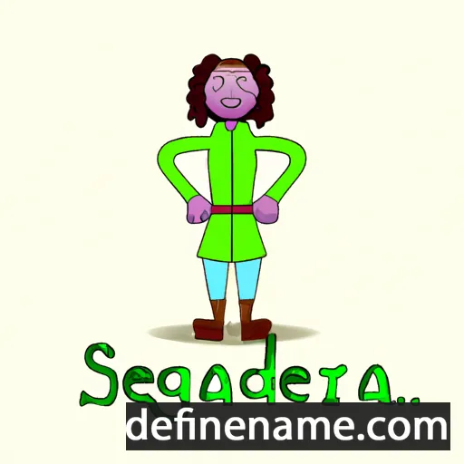 Senegarda cartoon