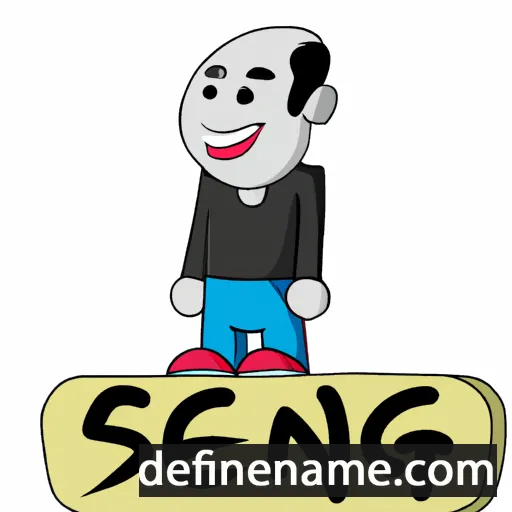 cartoon of the name Seng