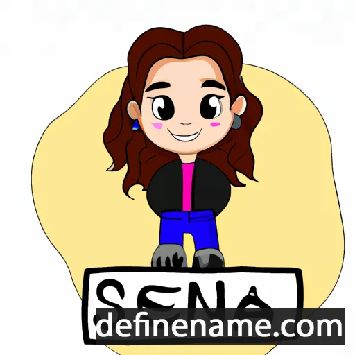 cartoon of the name Senna